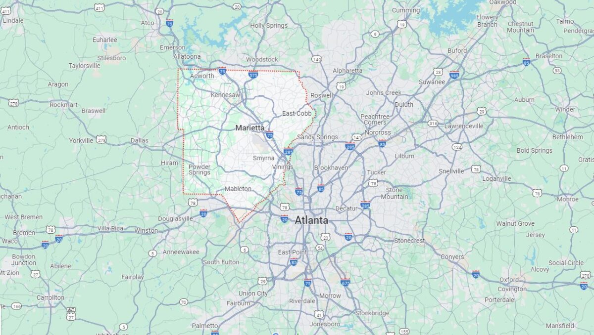 Our Cobb County Georgia Electrician Service Area