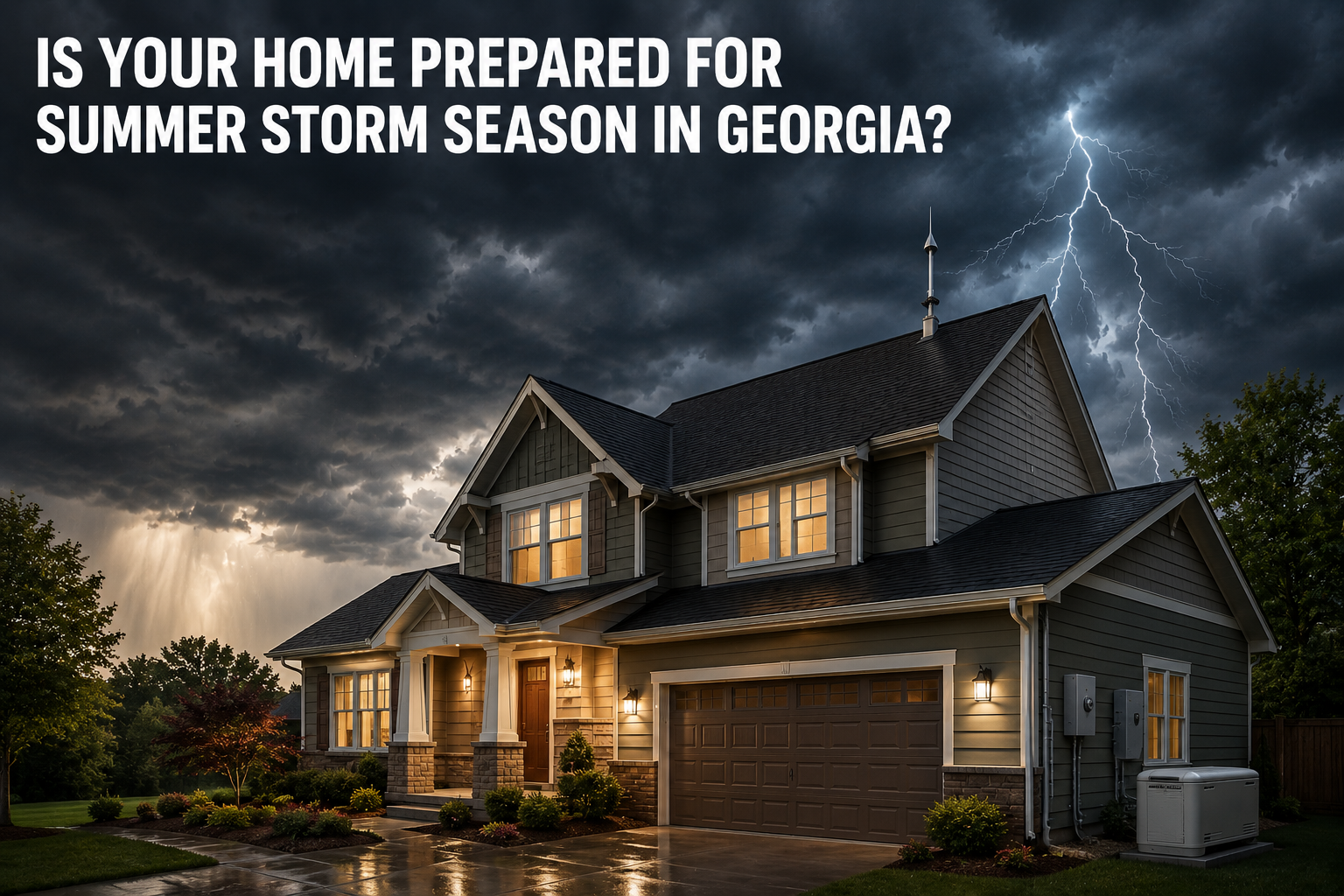 Is Your Home Ready for Summer Storm Season in Georgia?